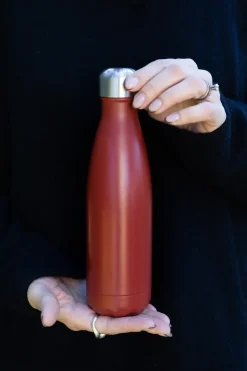 Sagaform Nils steel bottle 50 cl, Pantone Red Sale
