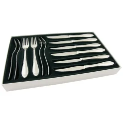 Hardanger Bestikk Nina meat cutlery set 12 pcs, stainless steel Silver-coloured Best