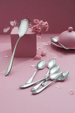 Hardanger Bestikk Nina serving set 5 pieces, Stainless steel Silver-coloured Outlet