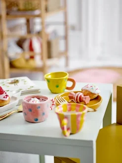 Bloomingville Nini cup 10 cl, Pink-yellow YellowPink Hot