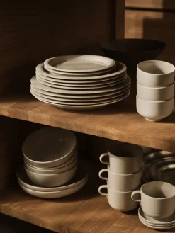 Design House Stockholm NM& Sand deep plate, 23 cm Beige