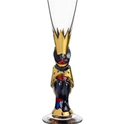Orrefors Nobel Snaps glass 4 cl, gold Gold-coloured New