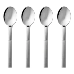 Gense Nobel starter- and dessert spoons 4-pack, 4-pack Silver-coloured Online