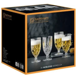 Nachtmann Noblesse beer glass 42,5 cl 4-pack, clear Transparent Sale