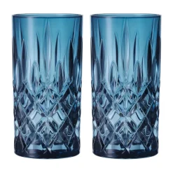 Nachtmann Noblesse Longdrink glass 39.5 cl 2-pack, Vintage Blue Hot