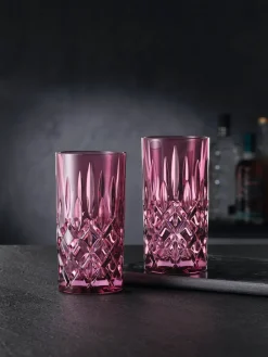 Nachtmann Noblesse Longdrink glass 39.5 cl 2-pack, Berry Purple