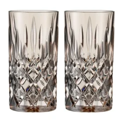 Nachtmann Noblesse Longdrink glass 39.5 cl 2-pack, Taupe Beige Online
