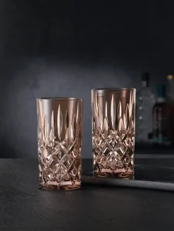 Nachtmann Noblesse Longdrink glass 39.5 cl 2-pack, Tobacco Beige Outlet