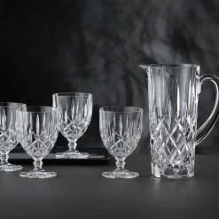 Nachtmann Noblesse set pot and 4 st glass, clear Transparent Discount