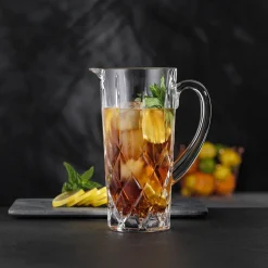 Nachtmann Noblesse set pot and 4 st glass, clear Transparent Discount