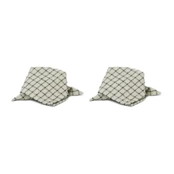Boel & Jan Noor napkin 40x40 cm 2-pack, Black-Off white BlackBeige Sale
