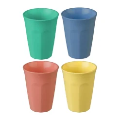 Koziol Nora cup M 30 cl 4-pack, Blue-coral-green-yellow Multi Best