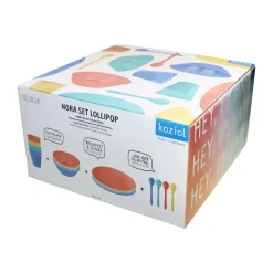 Koziol Nora Lollipop tableware set 16 pieces, Multi Discount