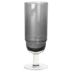 Broste Copenhagen Nordic Bistro champagne glass 20 cl, smoke-clear Grey Hot