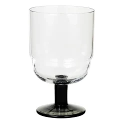 Broste Copenhagen Nordic Bistro red wine glass 25 cl, Clear-smoke stem Transparent New