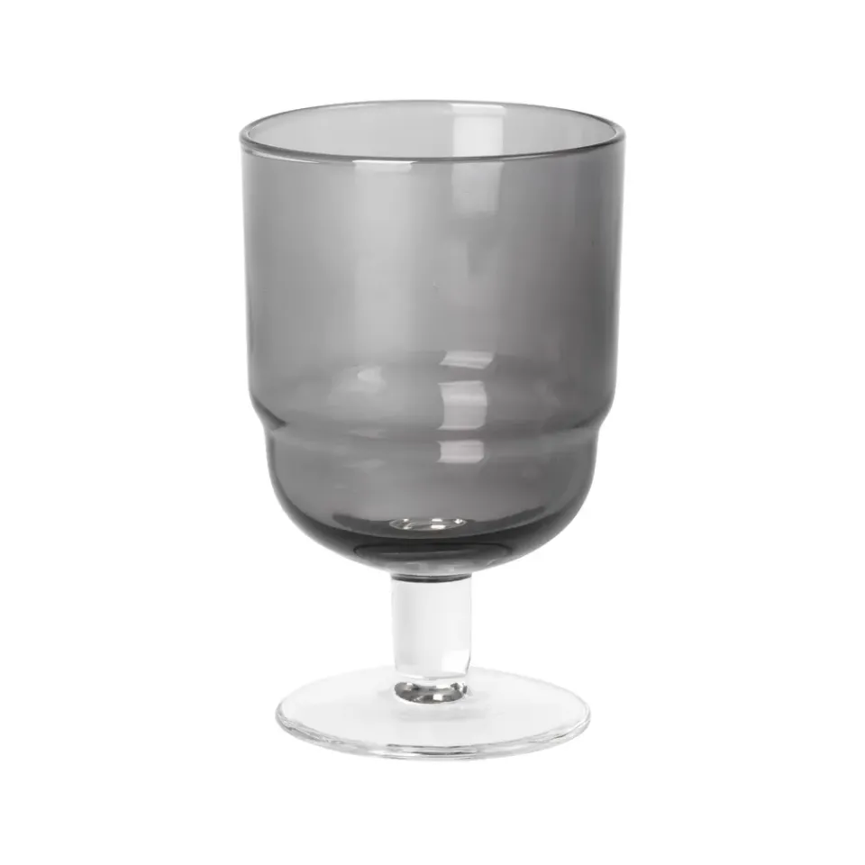 Broste Copenhagen Nordic Bistro white wine glass 20 cl, smoke-clear Grey Discount