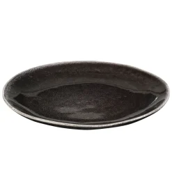 Broste Copenhagen Nordic Coal plate, Ø 20 cm Black Clearance
