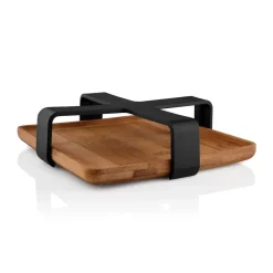 Eva Solo Nordic Kitchen bamboo napkin holder, 19x19 cm Black Best