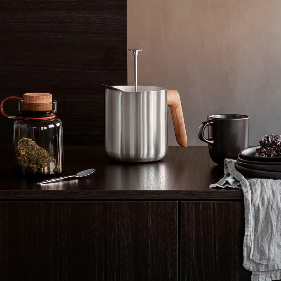 Eva Solo Nordic Kitchen tea press, stainless steel Silver-coloured Clearance