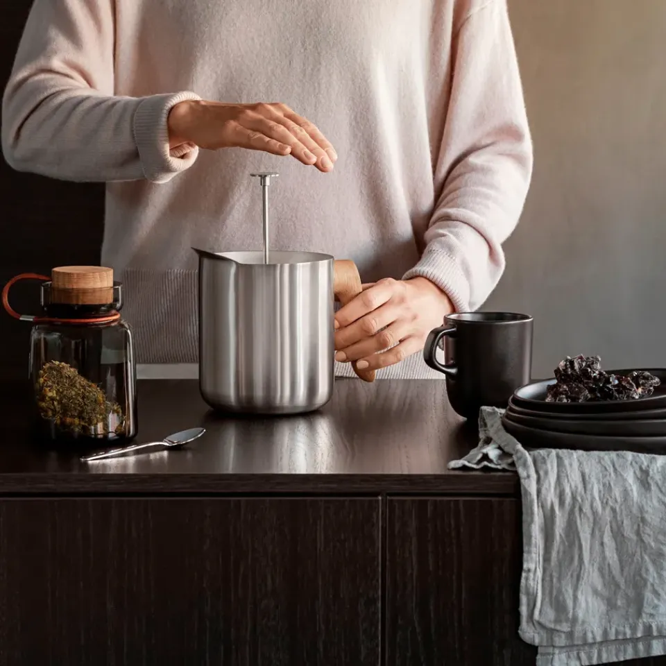 Eva Solo Nordic Kitchen tea press, stainless steel Silver-coloured Clearance