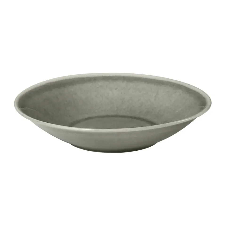 Broste Copenhagen Nordic Rain deep plate, Ø22.5 cm Grey New