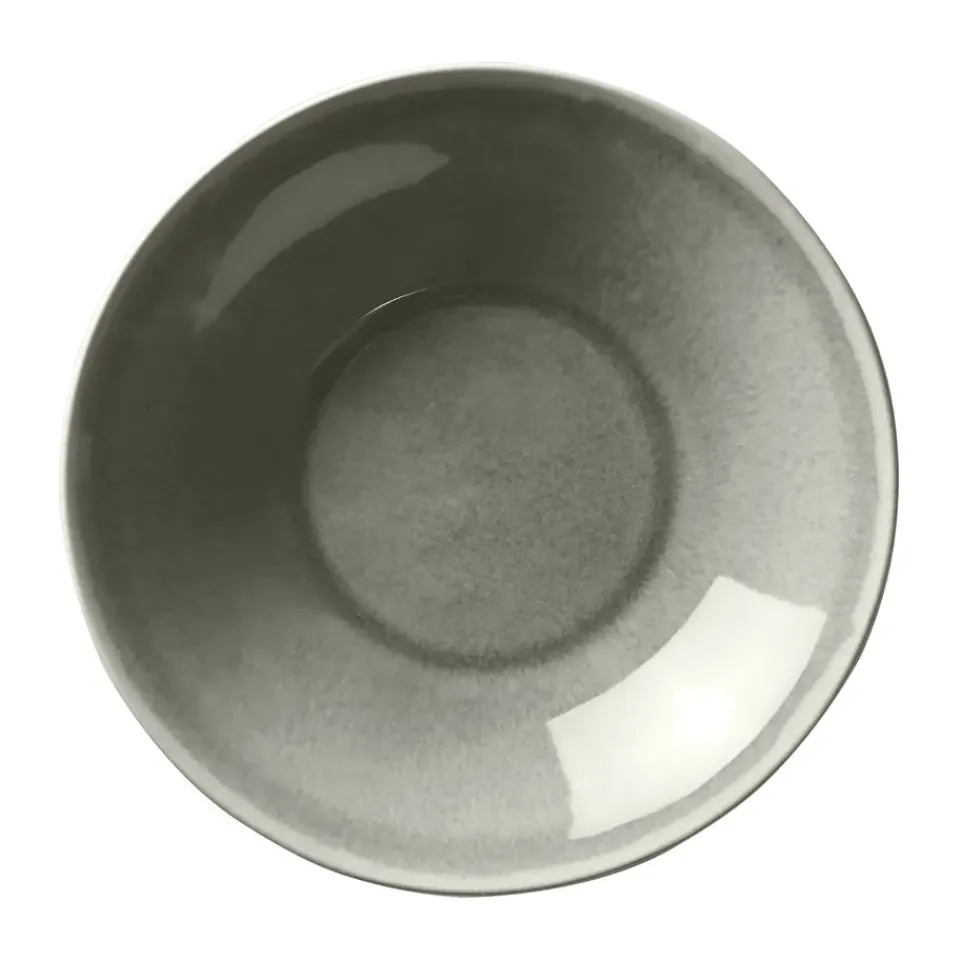 Broste Copenhagen Nordic Rain deep plate, Ø22.5 cm Grey New