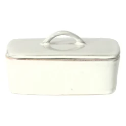 Broste Copenhagen Nordic Sand butter dish, 5.5 cm Beige Hot