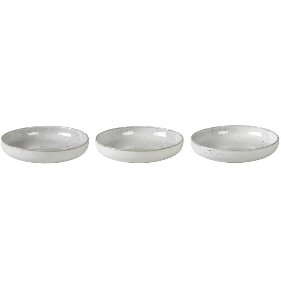 Broste Copenhagen Nordic Sand deep plate, 22.5 cm Beige