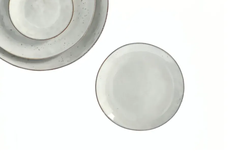 Broste Copenhagen Nordic Sand plate, Ø 20 cm Beige Hot
