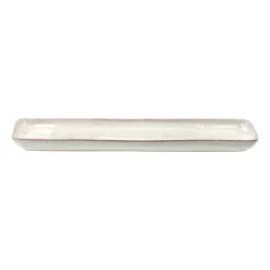 Broste Copenhagen Nordic Sand rectangular plate, 12.5x35 cm Beige Online