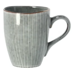 Broste Copenhagen Nordic sea mug with handle, 10 cm Blue Hot