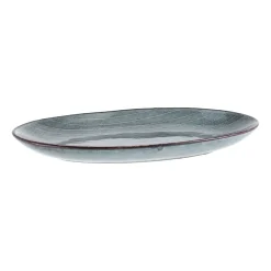 Broste Copenhagen Nordic sea oval serving platter, 13.6x22 cm Blue Discount