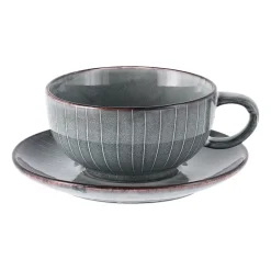 Broste Copenhagen Nordic Sea tea cup and saucer, 5.8 cm Blue Discount