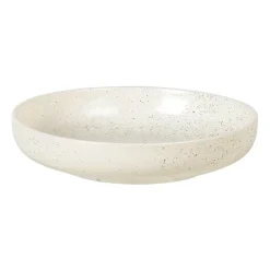 Broste Copenhagen Nordic Vanilla bowl Ø22.5 cm, Cream with grains BeigeWhite Hot