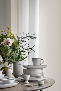 Broste Copenhagen Nordic Vanilla egg cup, Cream with grains BeigeWhite Clearance