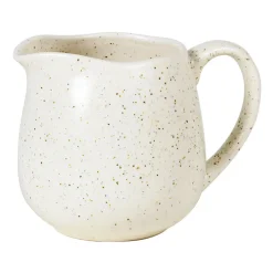 Broste Copenhagen Nordic Vanilla milk pitcher 30 cl, Cream with grains BeigeWhite