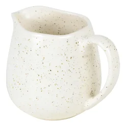 Broste Copenhagen Nordic Vanilla milk pitcher 30 cl, Cream with grains BeigeWhite