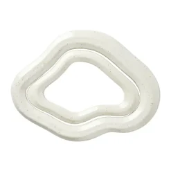 Broste Copenhagen Nordic Vanilla pot stand, 19x25 cm White Hot