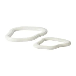 Broste Copenhagen Nordic Vanilla pot stand, 19x25 cm White Hot