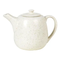 Broste Copenhagen Nordic Vanilla teapot 1.3 liter, Cream with grains BeigeWhite Best