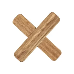 Nordwik trivet 18 cm, Acacia wood Brown Outlet