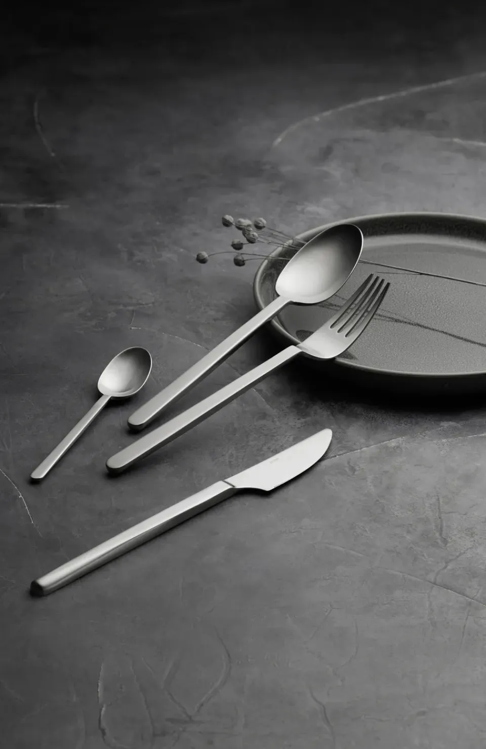 Gense Norm cutlery 16 pieces, Matte stainless steel Silver-coloured New