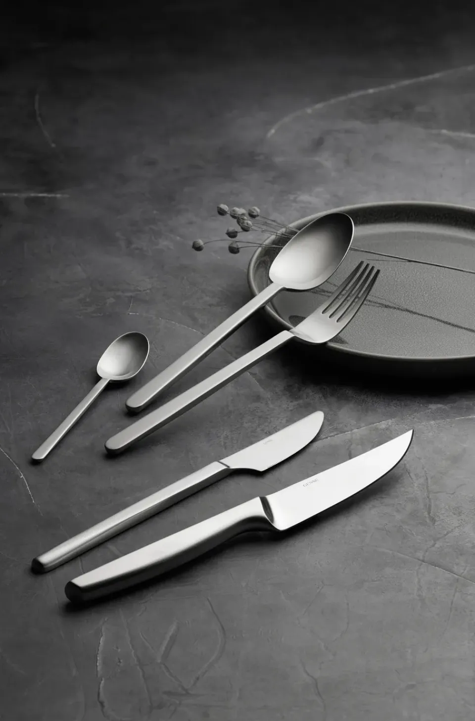 Gense Norm dinner fork, Matte stainless steel Silver-coloured Best