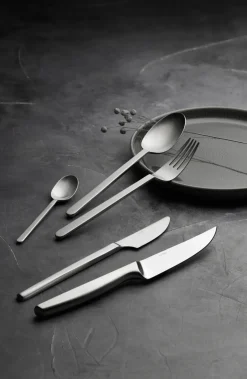 Gense Norm dinner knife, Matte stainless steel Silver-coloured Sale