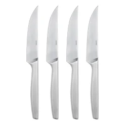 Gense Norm grill knife 4-pack, Matte stainless steel Silver-coloured