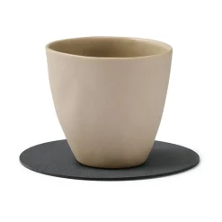 LIND DNA Nupo coaster circle, anthracite Grey New