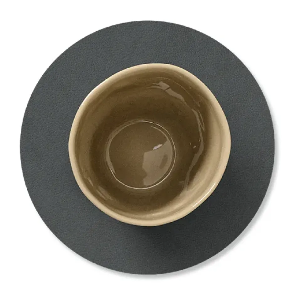 LIND DNA Nupo coaster circle, anthracite Grey New