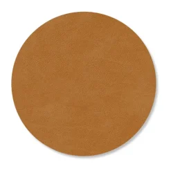 LIND DNA Nupo coaster circle, Burned curry Yellow Best