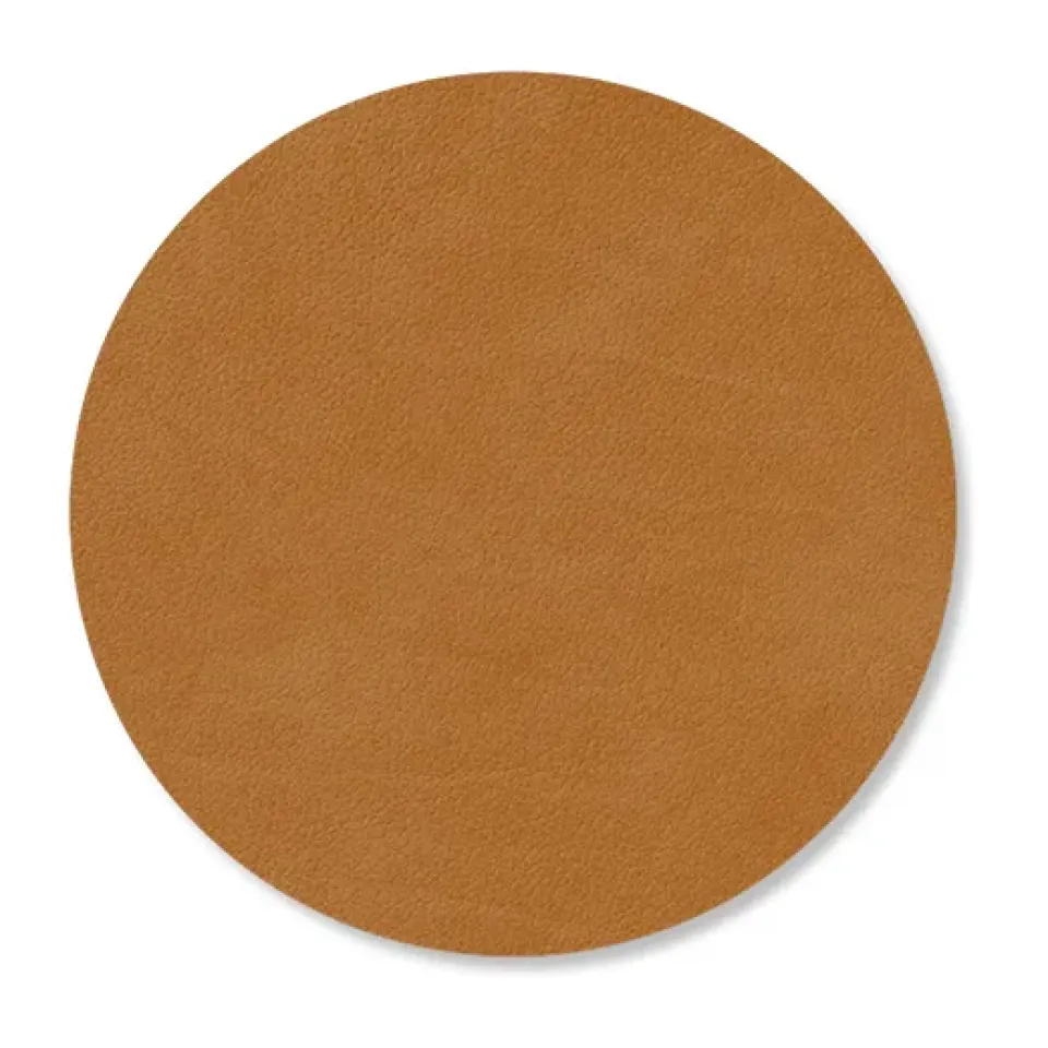LIND DNA Nupo coaster circle, Burned curry Yellow Best