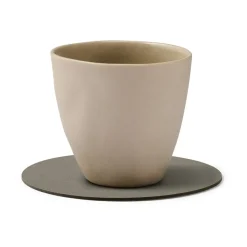 LIND DNA Nupo coaster circle, Flint Grey Hot